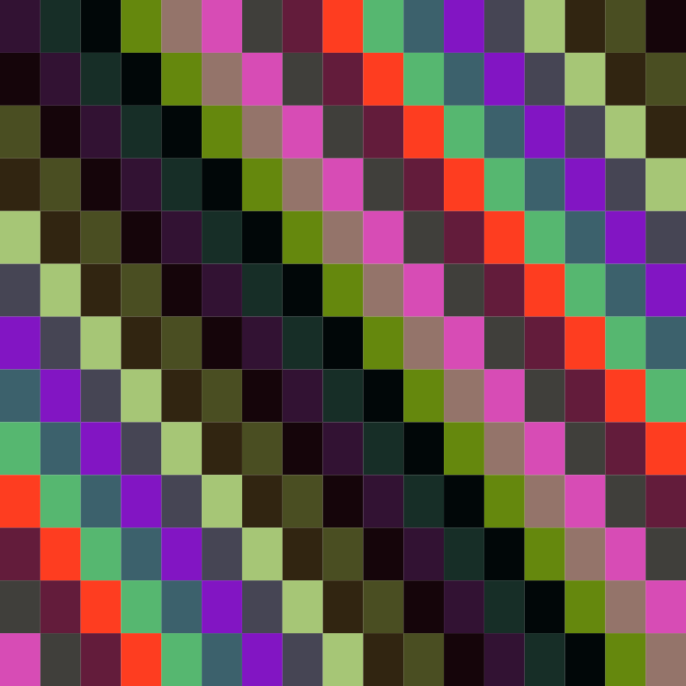 Colour palettes 1