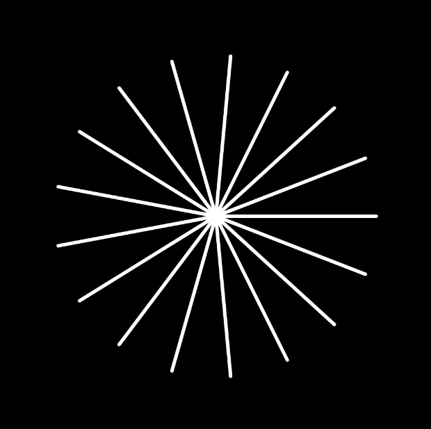 Lines circle