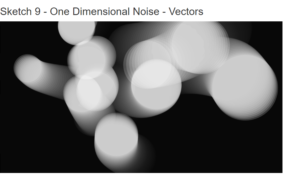 One Dimensional Noise - Vectors