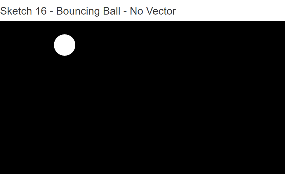 Bouncing Ball - No Vectors