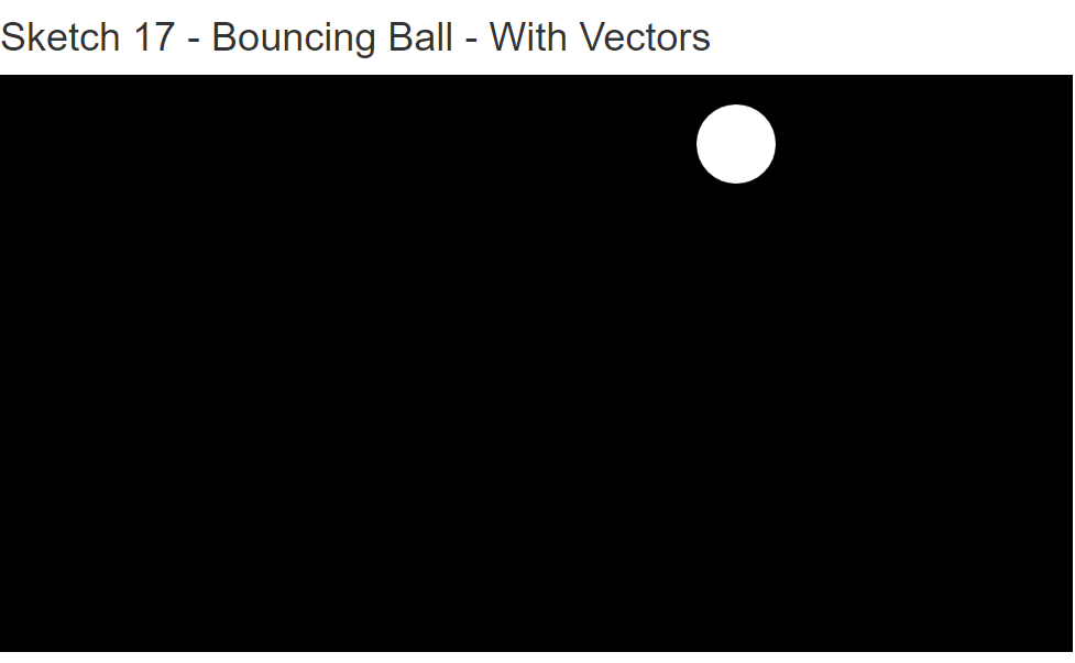 Bouncing Ball - Vectors