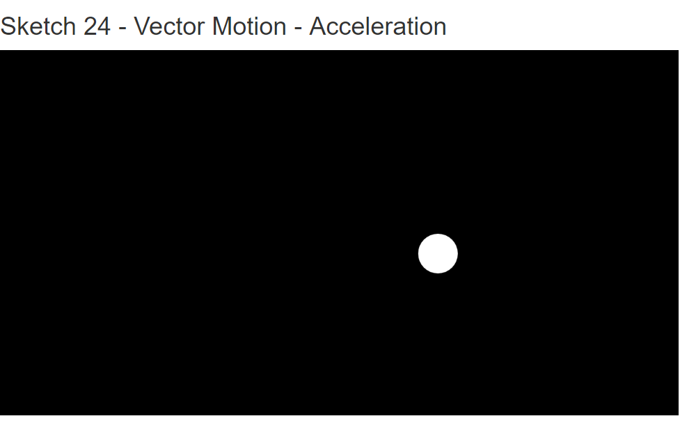 Vector Motion - Acceleration