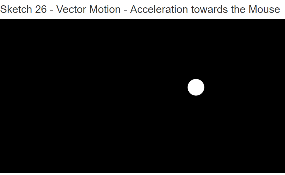 Vector Motion - Acceleration